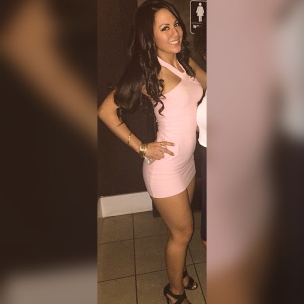 Forever 21 Pink Bodycon Bandage Dress